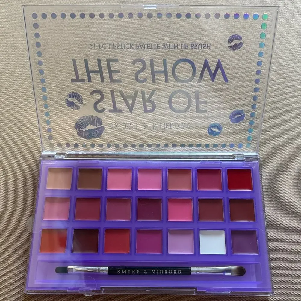Smoke & Mirrors Lipstick Palette - Vibrant Shades